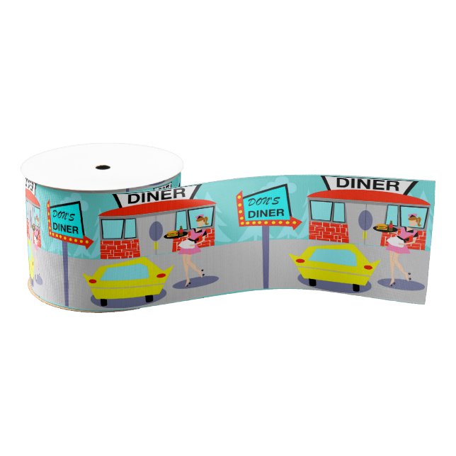 Lazo De Tela Gruesa cinta del comensal de los años 50 (Carrete)