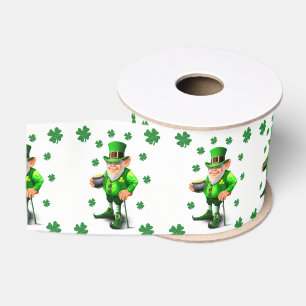 Lazo De Tela Gruesa Cinta del Día de San Patricio