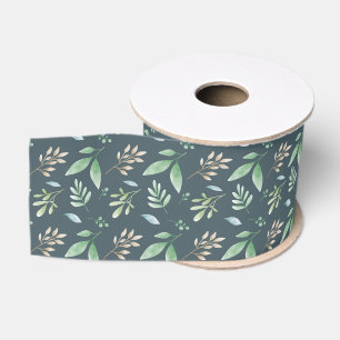 Lazo De Tela Gruesa Cinta - Follaje multicolor