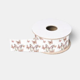 Lazo De Tela Gruesa Cinta francesa de mariposas para toile