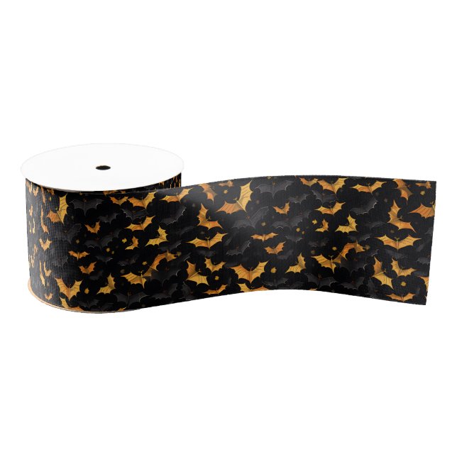 Lazo De Tela Gruesa Cinta Grosgrain de Halloween (Carrete)