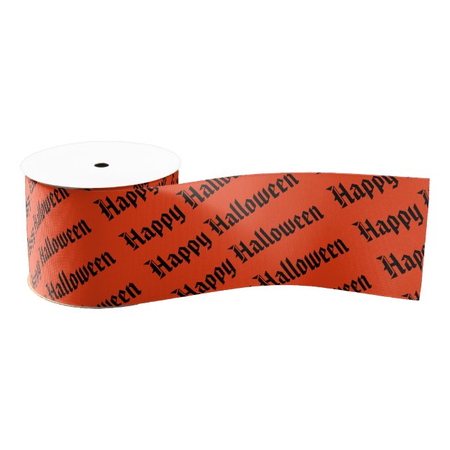 Lazo De Tela Gruesa Cinta Grosgrain de Halloween (Carrete)
