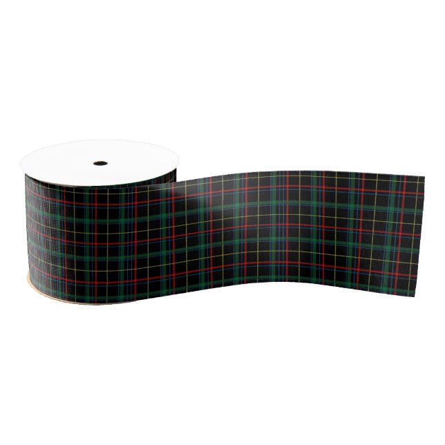Lazo De Tela Gruesa Cinta Grosgrain Plaid de vacaciones (Carrete)
