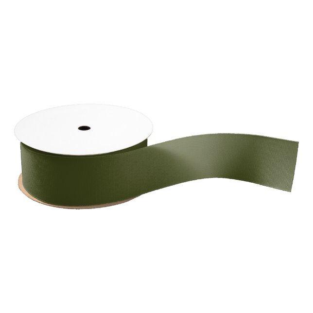 Lazo De Tela Gruesa Cinta verde verde del ejército (Carrete)