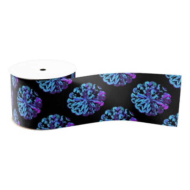 LAZO DE TELA GRUESA CÍRCULO ABSTRACTO WYCINANKI G (Carrete)