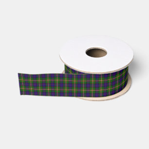 Lazo De Tela Gruesa Clanranald tartan azul plaga
