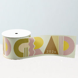 Lazo De Tela Gruesa Clase de graduación de 2026 retro