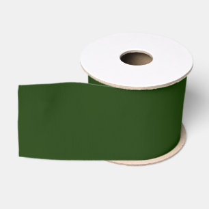 Lazo De Tela Gruesa Color sólido verde oscuro minimalista de la planch