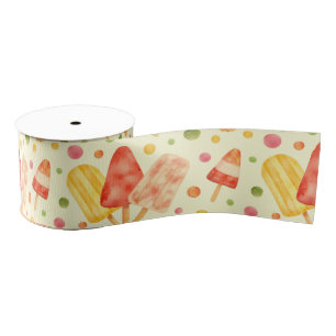 Lazo De Tela Gruesa Coloridas Popsias de acuarela