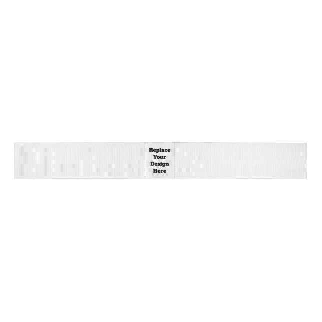 Lazo De Tela Gruesa Create Your Own white  (Anverso)