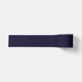 Lazo De Tela Gruesa cuadros azules / tartán