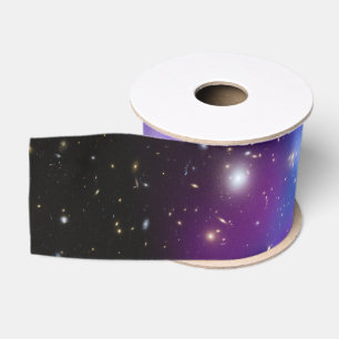 Lazo De Tela Gruesa Cúmulo de galaxias púrpura