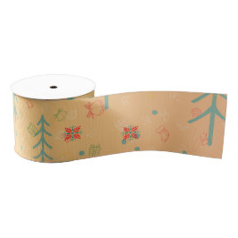Lazo De Tela Gruesa Cute Yellow Christmas