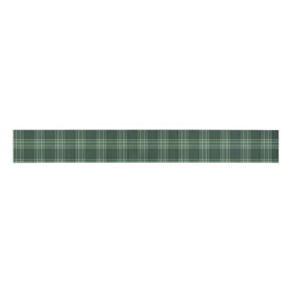 Lazo De Tela Gruesa Dark Red Tartan Plaid