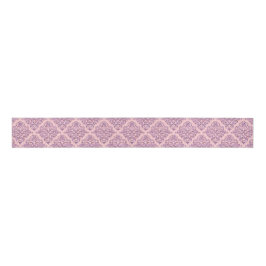 Lazo De Tela Gruesa Delicada Ambrosia Rosa Elegante Damasco Real