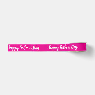 LAZO DE TELA GRUESA DÍA DEL PADRE FELIZ TEXTO PERSONALIZADO NOMBRE CON