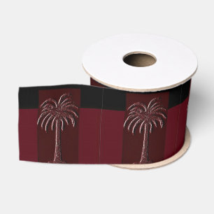 Lazo De Tela Gruesa Diseño de papel de regalo de palma Gamecock 1