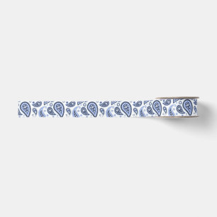 Lazo De Tela Gruesa Diseño Intrincado de Estampado Floral Paisley