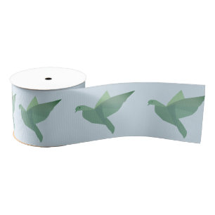 Lazo De Tela Gruesa Dove Pigeon Art Ribbon