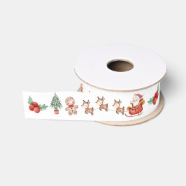 Lazo De Tela Gruesa Dulce Santa Claus Navideño Caprichoso Muñeco de Ni