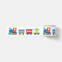 Lazo De Tela Gruesa Dulce Tren de Dibujos Animados