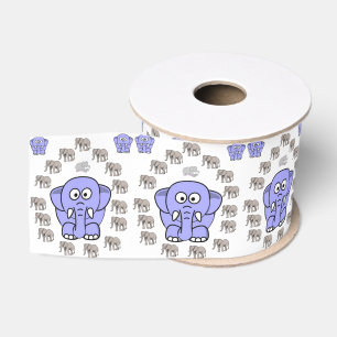 Lazo De Tela Gruesa elefantes decorativos de cinta
