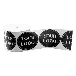 Lazo De Tela Gruesa elegante, moderno, refinado y editable.