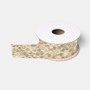 Lazo De Tela Gruesa Elegante Purpurina de champán Sparkle Sequin