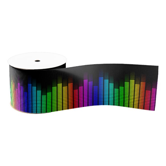 Lazo De Tela Gruesa equalizador del arco iris (Carrete)