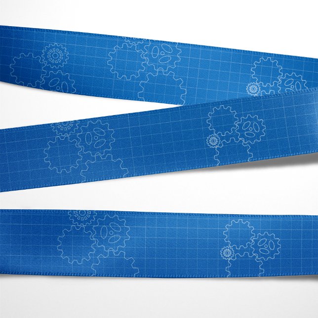 Lazo De Tela Gruesa Estilo de huella azul de ingeniero (Subido por el creador)