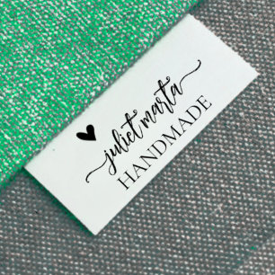 Lazo De Tela Gruesa Etiqueta de ropa elegante personalizada para artíc