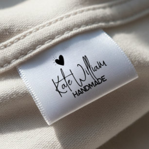 Lazo De Tela Gruesa Etiqueta de ropa personalizada de 1,5" para artícu