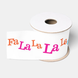Lazo De Tela Gruesa Falala 3" de par en par cinta grosgrain (2 yds) -