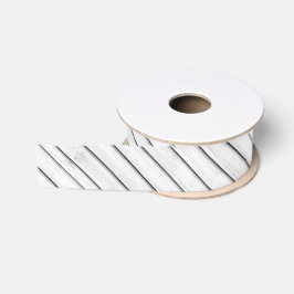 Lazo De Tela Gruesa Faux Wood Slats | Blanco | PERSONALIZABLE