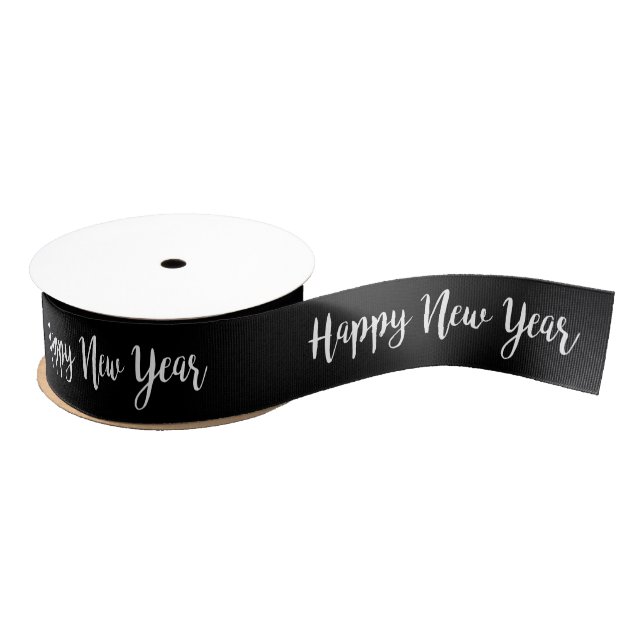 Lazo De Tela Gruesa Feliz Año Nuevo (Carrete)