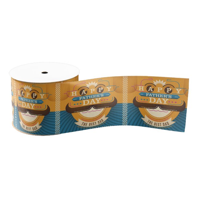 Lazo De Tela Gruesa Feliz Día del Padre (Carrete)