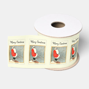 Lazo De Tela Gruesa Feliz Navidad 1914, Bunting de nieve