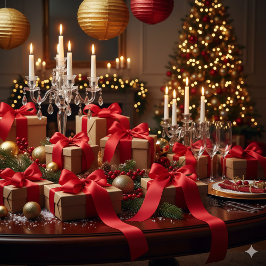 Lazo De Tela Gruesa Festive Red Grosgrain Ribbon for Christmas Wrappin