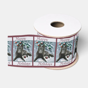 Lazo De Tela Gruesa Festividad de los Navidades Sheepdog de Bélgica
