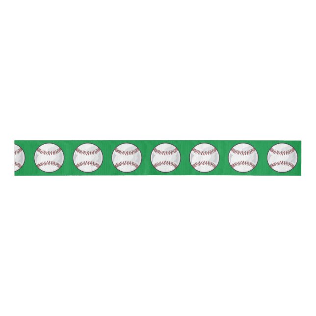 Lazo De Tela Gruesa Fiesta de béisbol (Anverso)