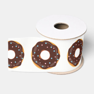 Lazo De Tela Gruesa Fiesta de cumpleaños con tema de Donut
