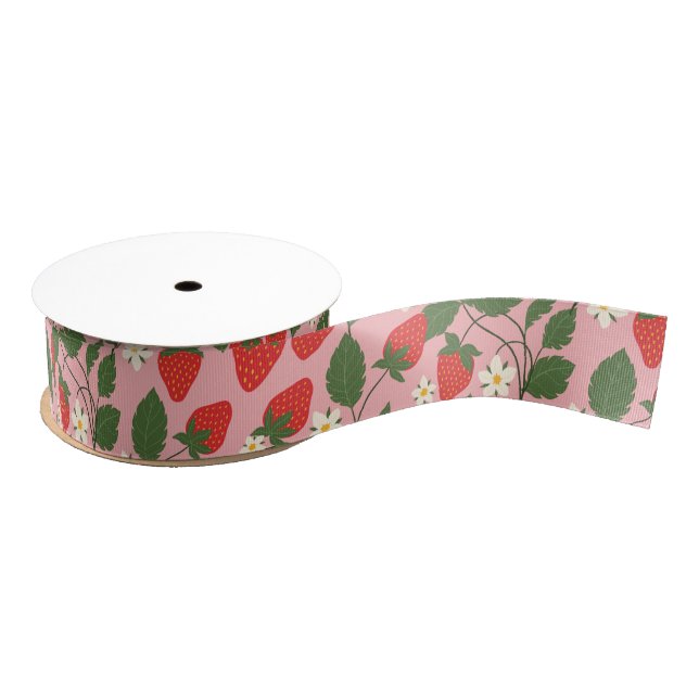 Lazo De Tela Gruesa Fiesta de Despedida de Soltera Boho de Fresa Rosa  (Carrete)