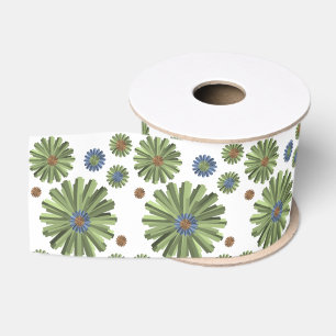 Lazo De Tela Gruesa floral de cinta decorativa
