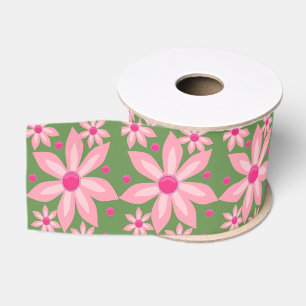 Lazo De Tela Gruesa floral de cinta decorativa