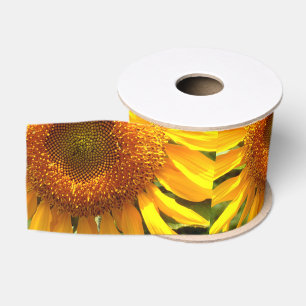 Lazo De Tela Gruesa Foto gigante de girasol de mamut amarillo