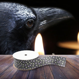 Lazo De Tela Gruesa Fun Halloween Tema Patrón De Béisbol