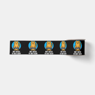 Lazo De Tela Gruesa Gato de gamer no me moleste, niño divertido de jue
