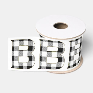 Lazo De Tela Gruesa Gingham Check B