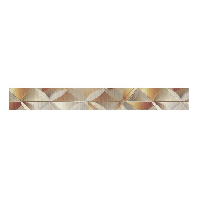 Lazo De Tela Gruesa Golden Facets Grosgrain Ribbon (Anverso)