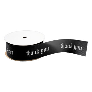 LAZO DE TELA GRUESA GOTHIC - GRACIAS RIBBON